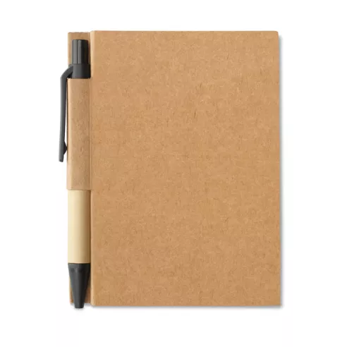 Recycled notebook with pen CARTOPAD