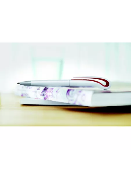 ABS twist ball pen WHITESWAN