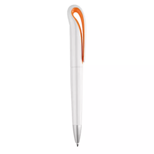 ABS twist ball pen WHITESWAN