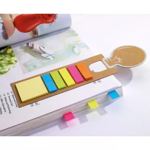 Bookmark with sticky memo pad IDEA