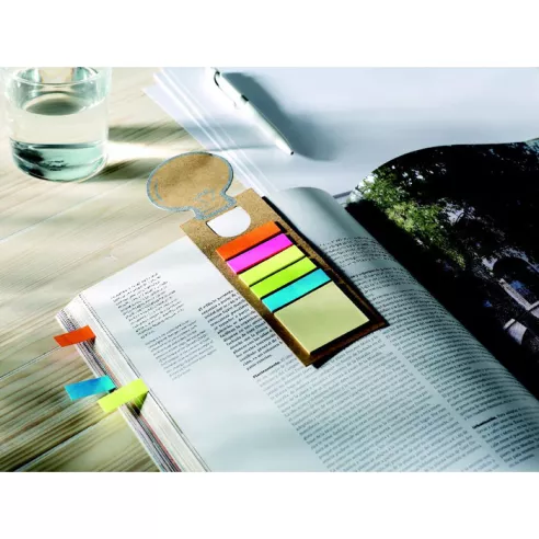 Bookmark with sticky memo pad IDEA