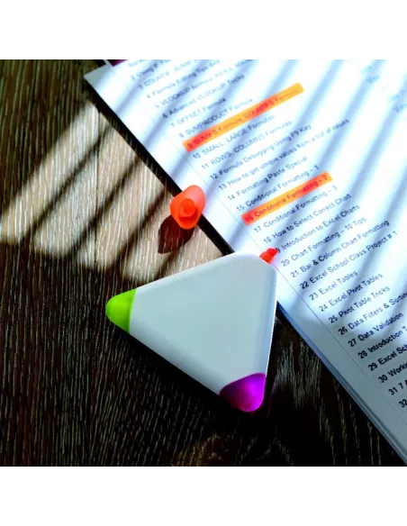 Marcador triangular TRIANGULO