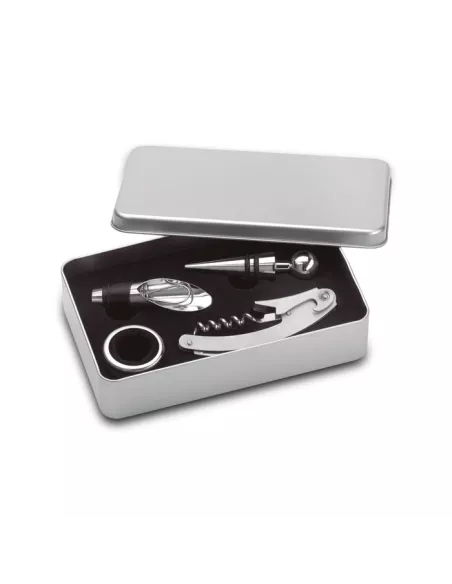 Wine set in tin box WINORY