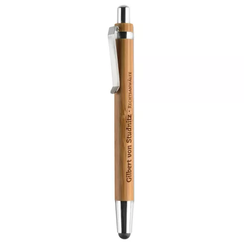 Ball pen in ABS and bamboo BYRON