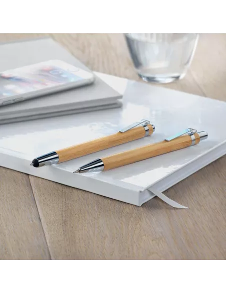 Bamboo pen and pencil set BAMBOOSET