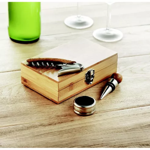 Wine set in bamboo box SONOMA