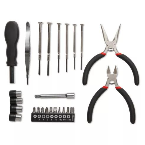 Tool set in aluminium case PAUL