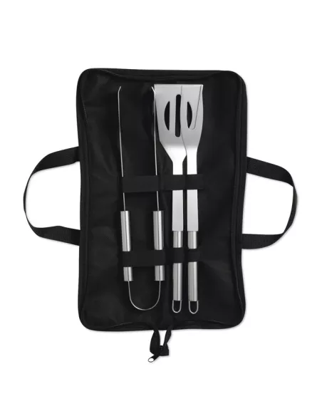 3 Barbecue tools in pouch SHAKES