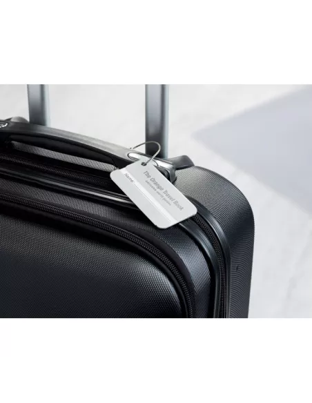 Aluminium luggage tag TAGGY