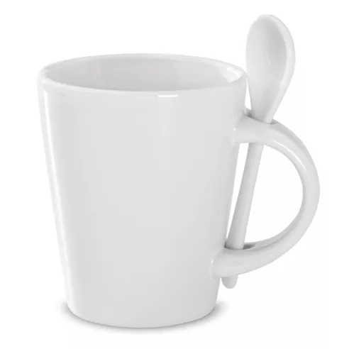 Sublimation mug with spoon SUBLIMKONIK