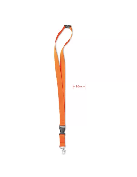 Lanyard mosquetón metal 20 mm LANY