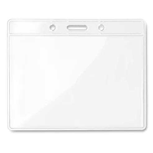 Transparent badge 10cmx8cm BADGY