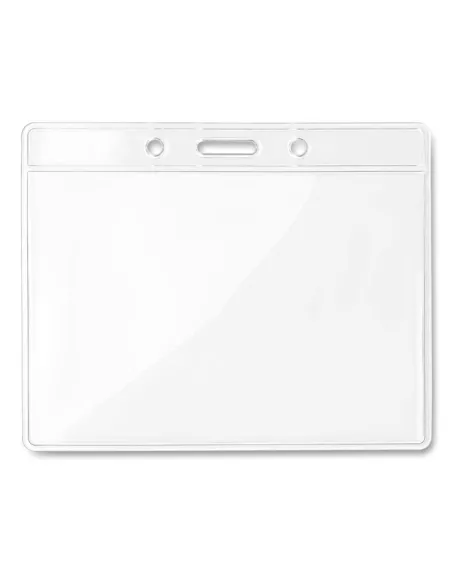 Transparent badge 10cmx8cm BADGY
