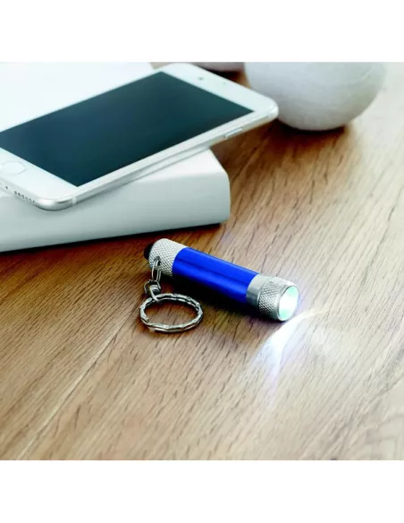 Aluminium torch with key ring ARIZO