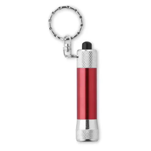Aluminium torch with key ring ARIZO