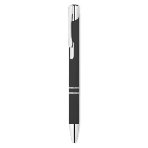 Ball pen in rubberised finish AOSTA