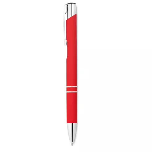 Ball pen in rubberised finish AOSTA