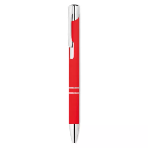 Ball pen in rubberised finish AOSTA
