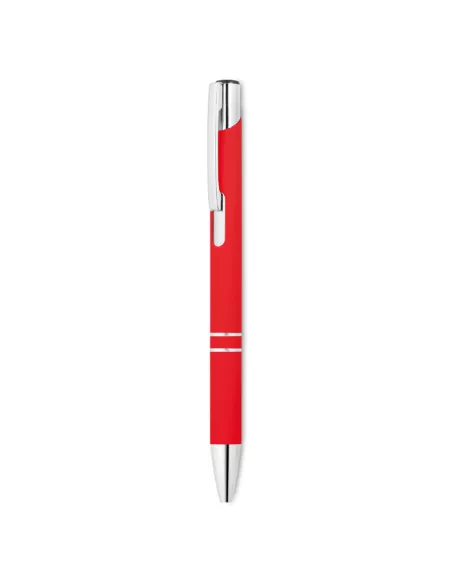 Ball pen in rubberised finish AOSTA