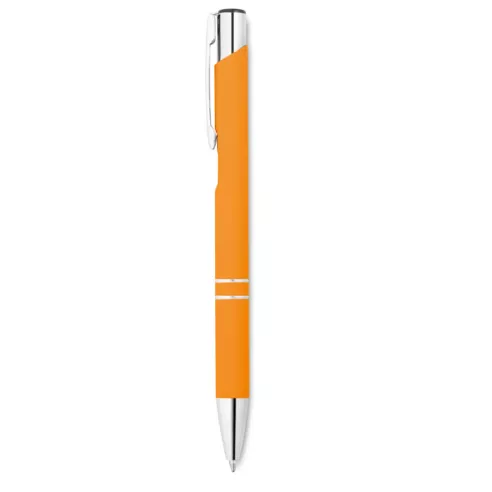 Ball pen in rubberised finish AOSTA