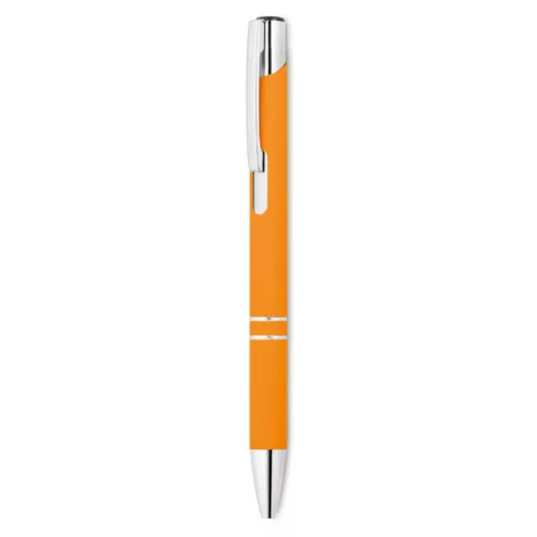 Ball pen in rubberised finish AOSTA
