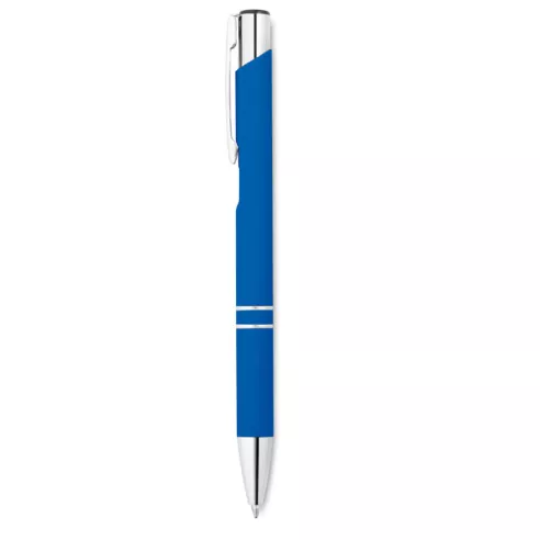 Ball pen in rubberised finish AOSTA