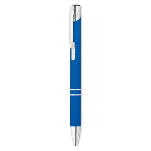 Ball pen in rubberised finish AOSTA