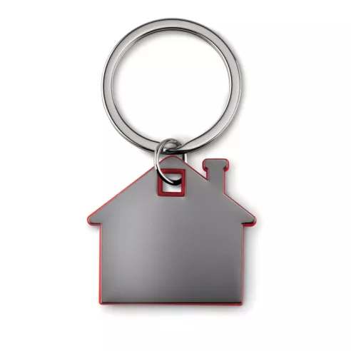 House shape plastic key ring IMBA