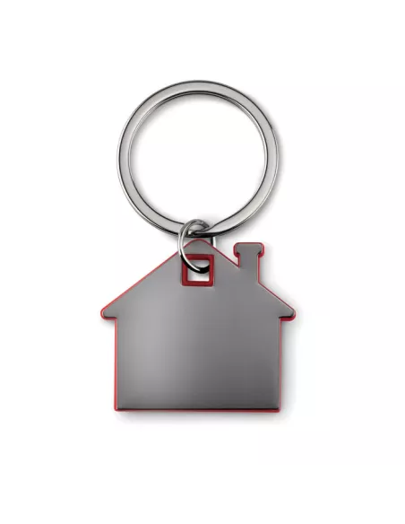 House shape plastic key ring IMBA