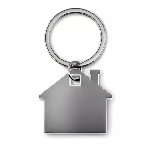 House shape plastic key ring IMBA