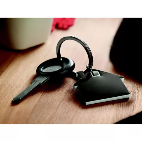 House shape plastic key ring IMBA