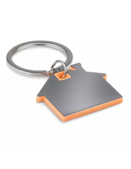 House shape plastic key ring IMBA