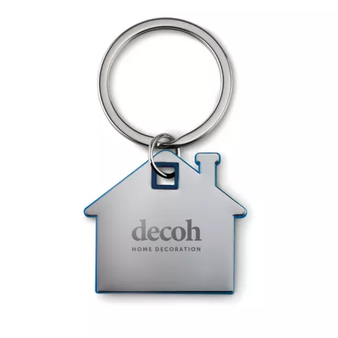 House shape plastic key ring IMBA