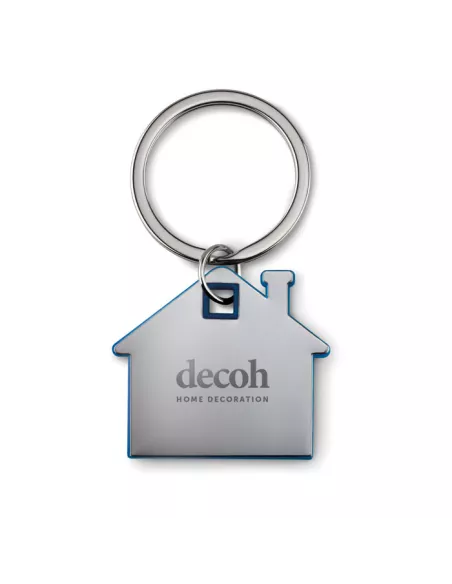 House shape plastic key ring IMBA