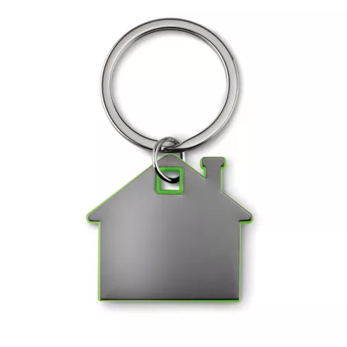 House shape plastic key ring IMBA