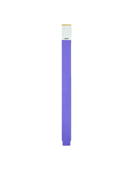 One sheet of 10 wristbands TYVEK