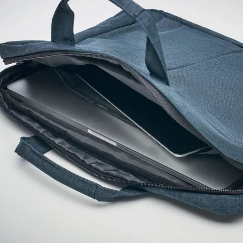Laptop bag in 2 tone 360d STOCKHOLM