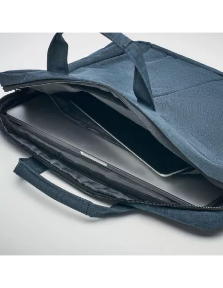 Laptop bag in 2 tone 360d STOCKHOLM