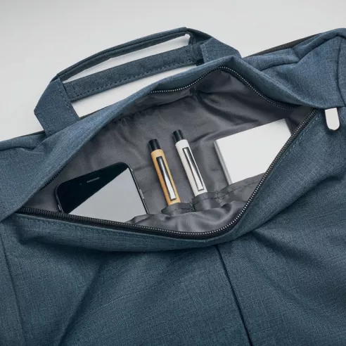 Laptop bag in 2 tone 360d STOCKHOLM