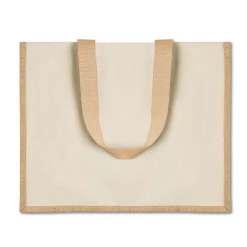 Jute and canvas shopping bag CAMPO DE FIORI