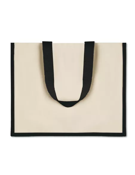Jute and canvas shopping bag CAMPO DE FIORI
