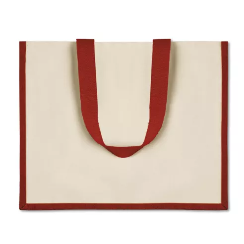 Jute and canvas shopping bag CAMPO DE FIORI