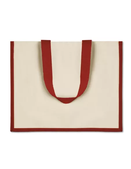 Jute and canvas shopping bag CAMPO DE FIORI