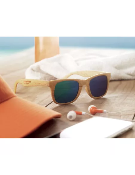 Wooden look sunglasses WOODIE