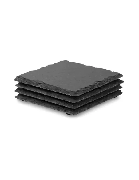 Slate coasters with EVA bottom SLATE4