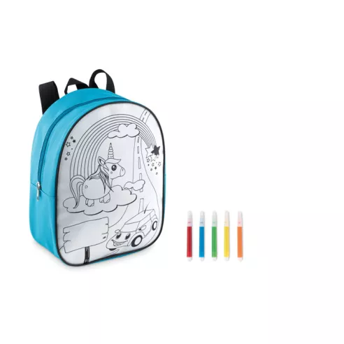 Backpack with 5 markers BACKSKETCHY