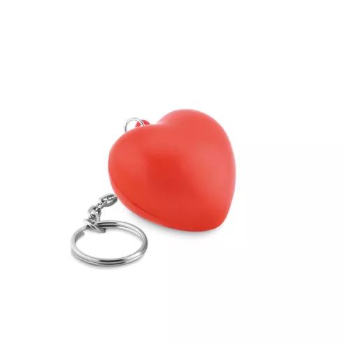 Key ring with PU heart LOVY RING
