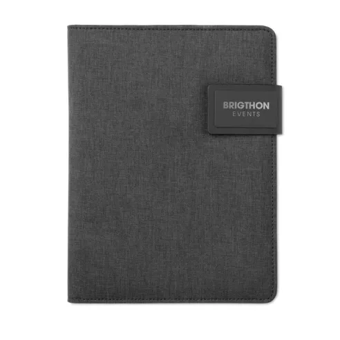 A5 folder with power bank POWERNOTY