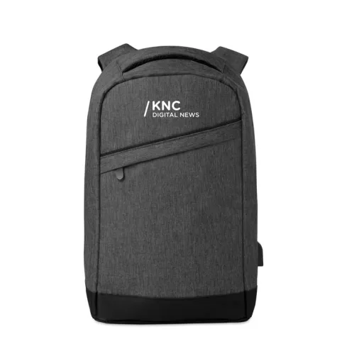 2 tone backpack incl USB plug BERLIN