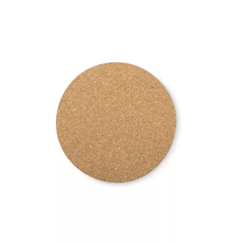 Round cork coaster BIERPON